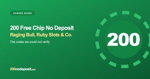 Raging Bull 200 Free Chip No Deposit and 9 Other Codes We Could Not Verify